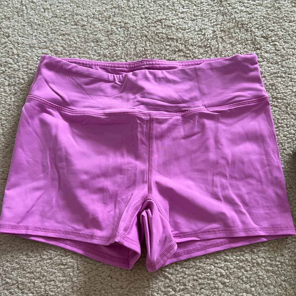 Pink/purple biker shorts